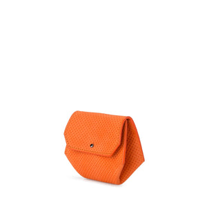 BE HOLD Bifold Leather Wallet - Tangerine