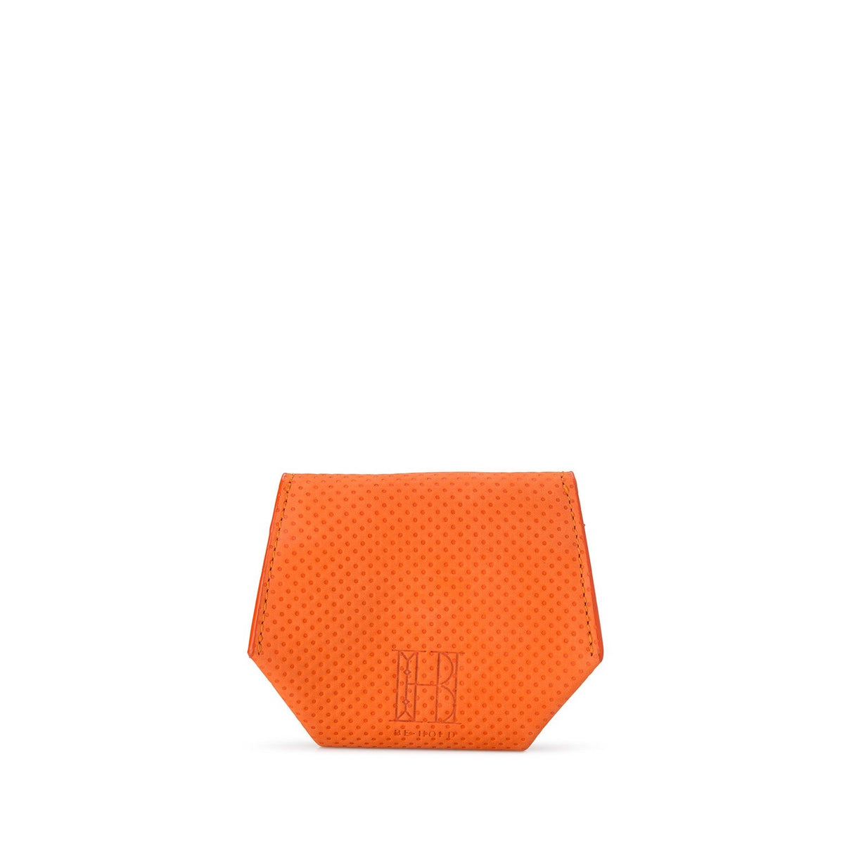 BE HOLD Bifold Leather Wallet - Tangerine