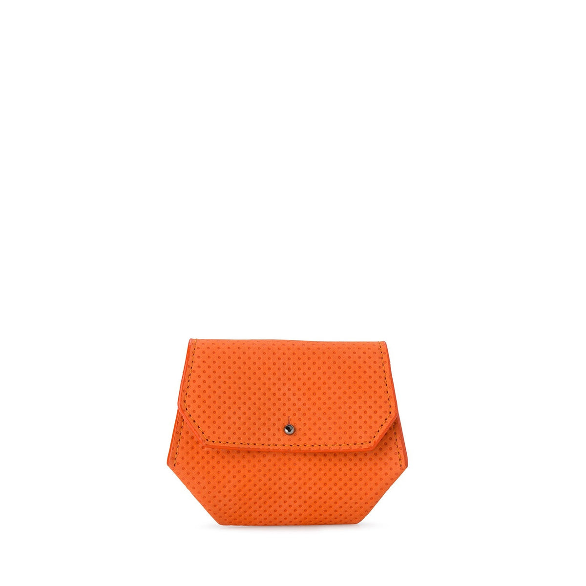 BE HOLD Bifold Leather Wallet - Tangerine