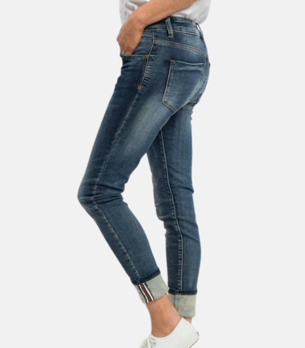 Italian Star Classic Denim Polo Jeans