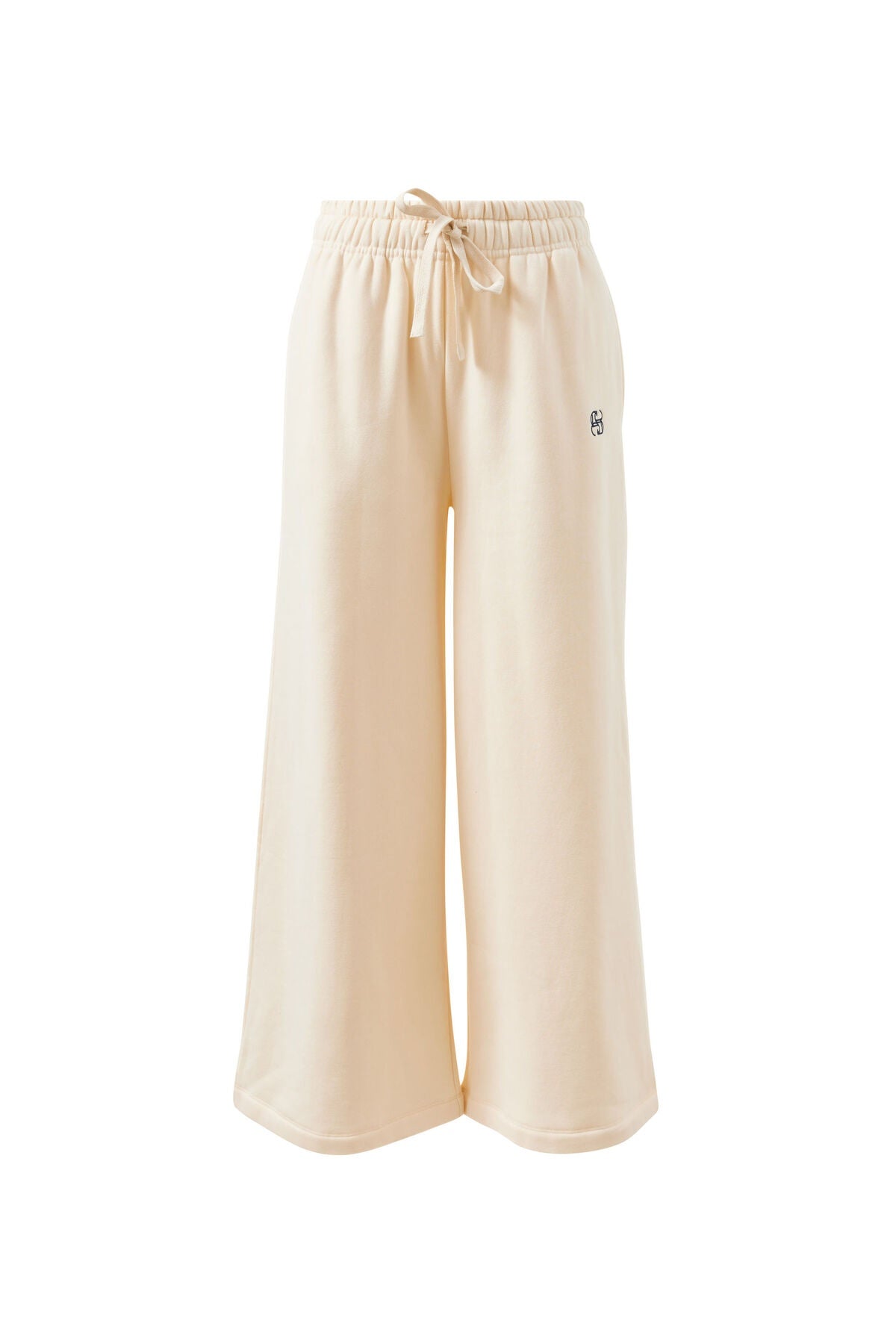 CERES LIFE Ivy Wide Leg Trackpant - Marshmallow