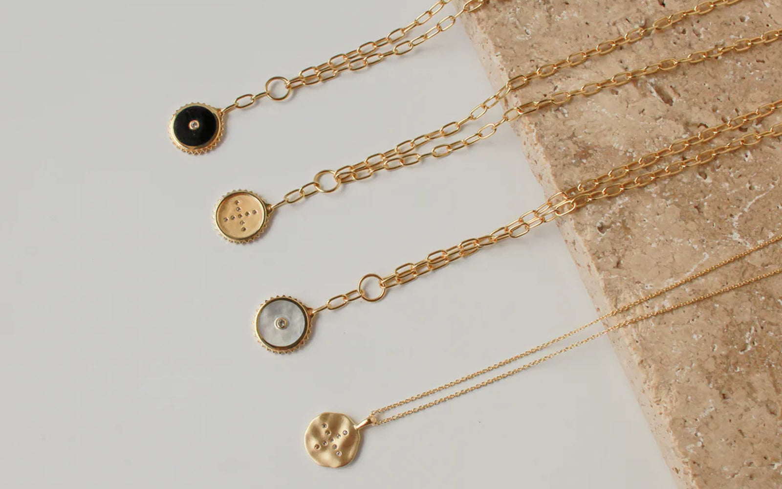 Four Murkani necklaces from zabecca living