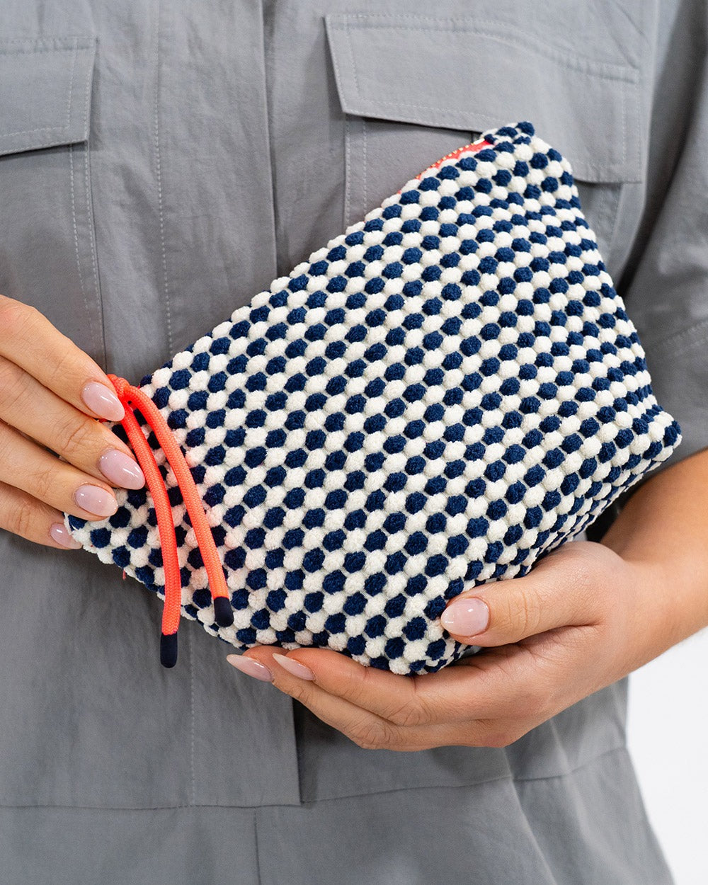 ELMS + KING Napili Case Small - Navy/White