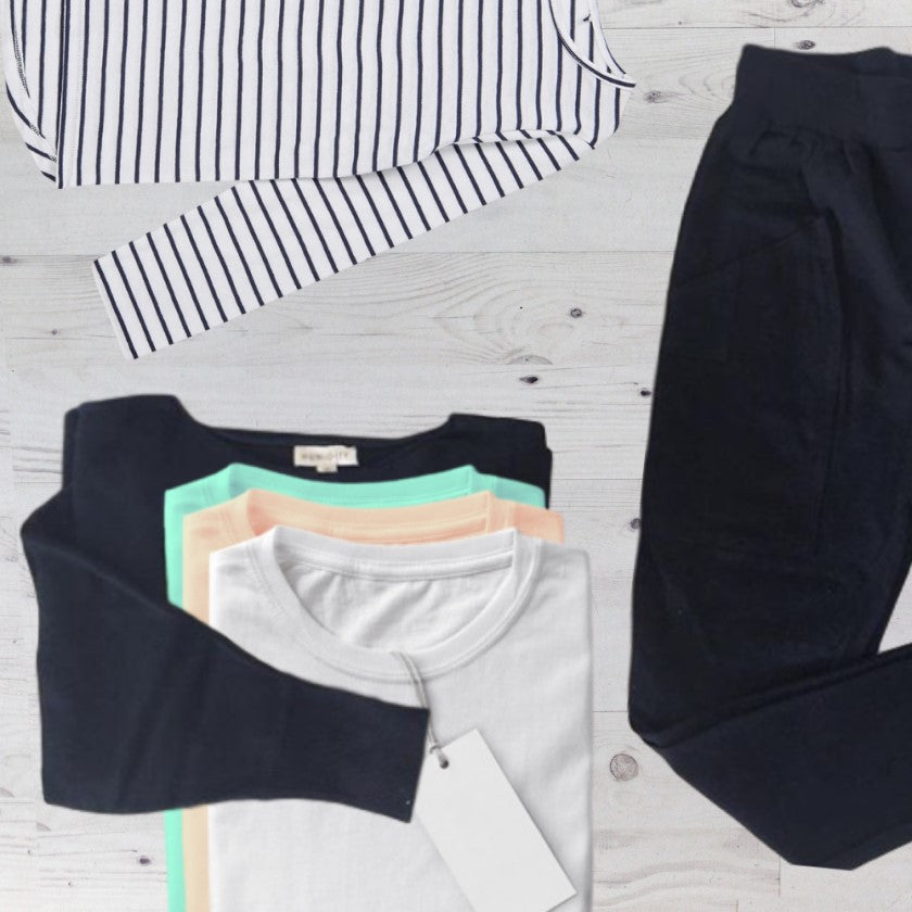 Womens basics, long-lasting wardrobe essentials