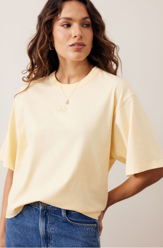 CERES LIFE Phoebe Premuim Tee - Butter
