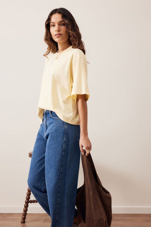 CERES LIFE Phoebe Premuim Tee - Butter