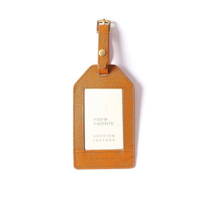 RARE RABBIT Luggage Tag - Chocolate
