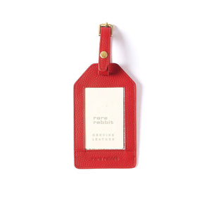 RARE RABBIT Luggage Tag - Red