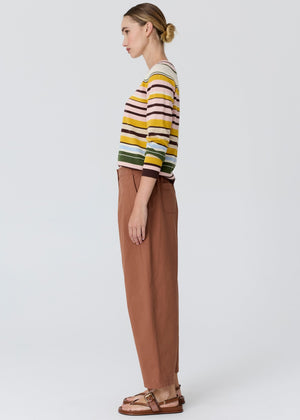 POL Tiller Multistripe Knit - Pink Multistripe