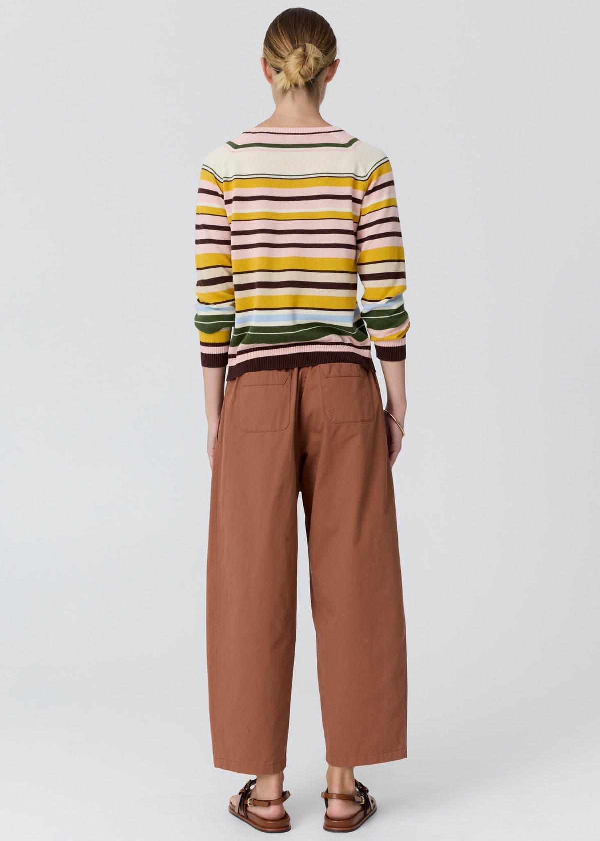 POL Tiller Multistripe Knit - Pink Multistripe