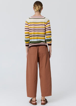 POL Tiller Multistripe Knit - Pink Multistripe
