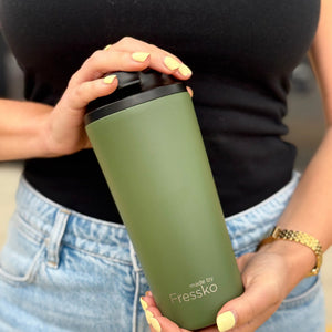 FRESSKO Venti Ceramic Tumbler 600ml - Khaki