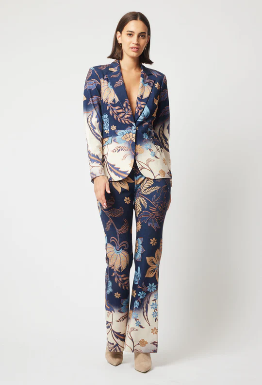 ONCE WAS Getty Ponte Pant - Lotus Flower