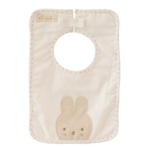 ALIMROSE Linen Bunny Bib - Ivory BABY (0-12 Mths) - Zabecca Living