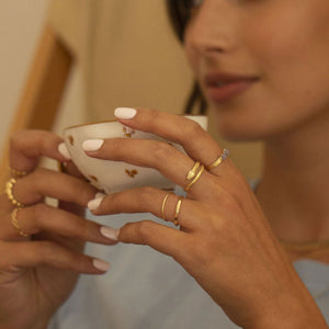 ALISIA Gold Adjustable Ring - Snake Ring - Zabecca Living