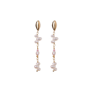 ALISIA Gold Drop Earrings - Carmine Earrings - Zabecca Living