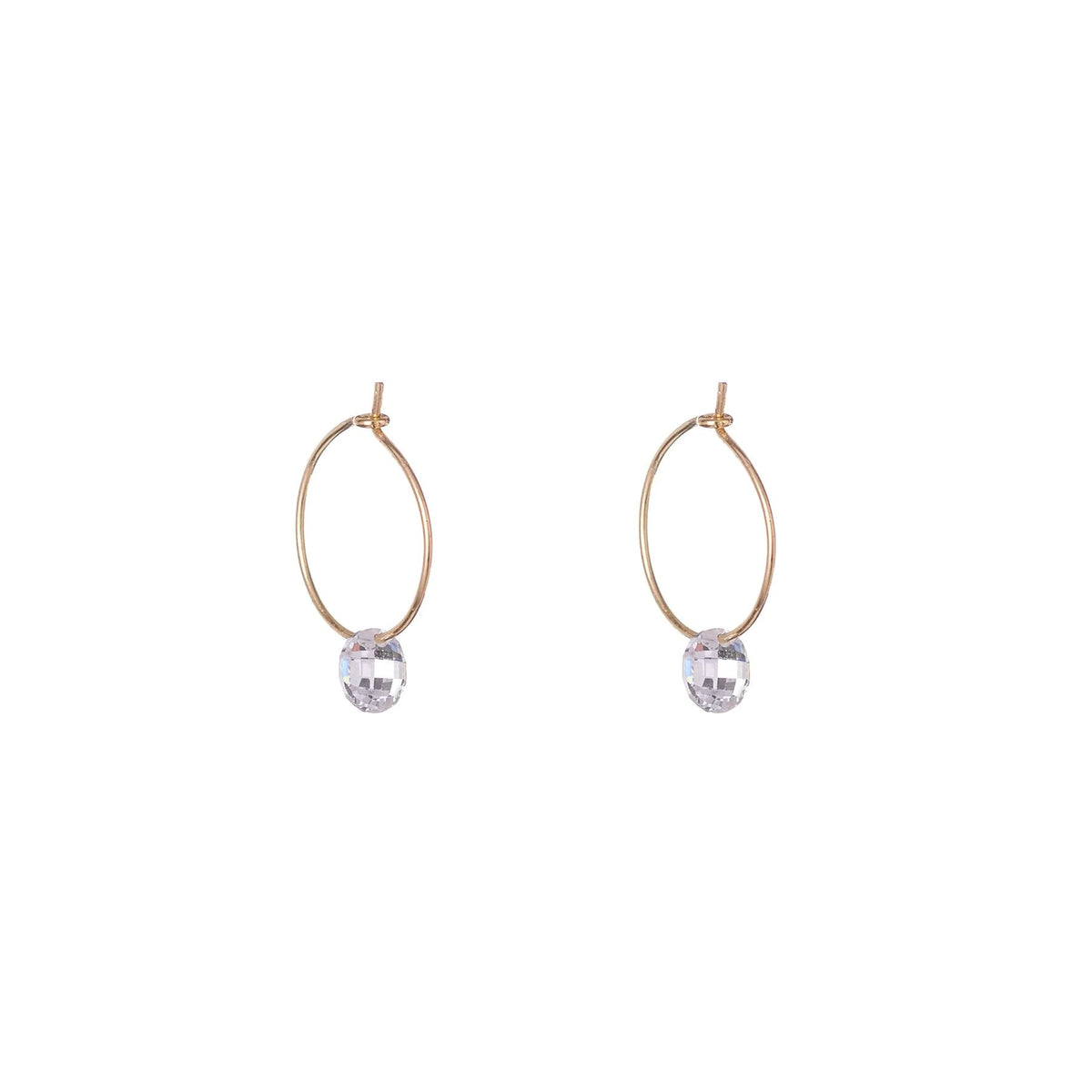ALISIA Gold Drop Earrings - Corinne Earrings - Zabecca Living