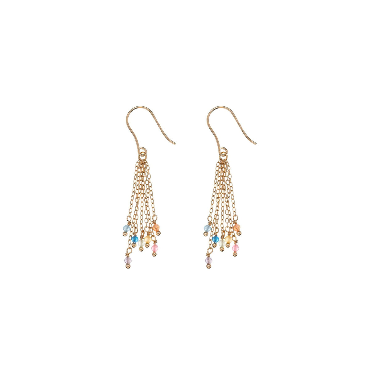 ALISIA Gold Drop Earrings - Nimbus Earrings - Zabecca Living