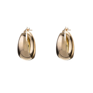 ALISIA Gold Hoop Earrings - Bold Small Earrings - Zabecca Living
