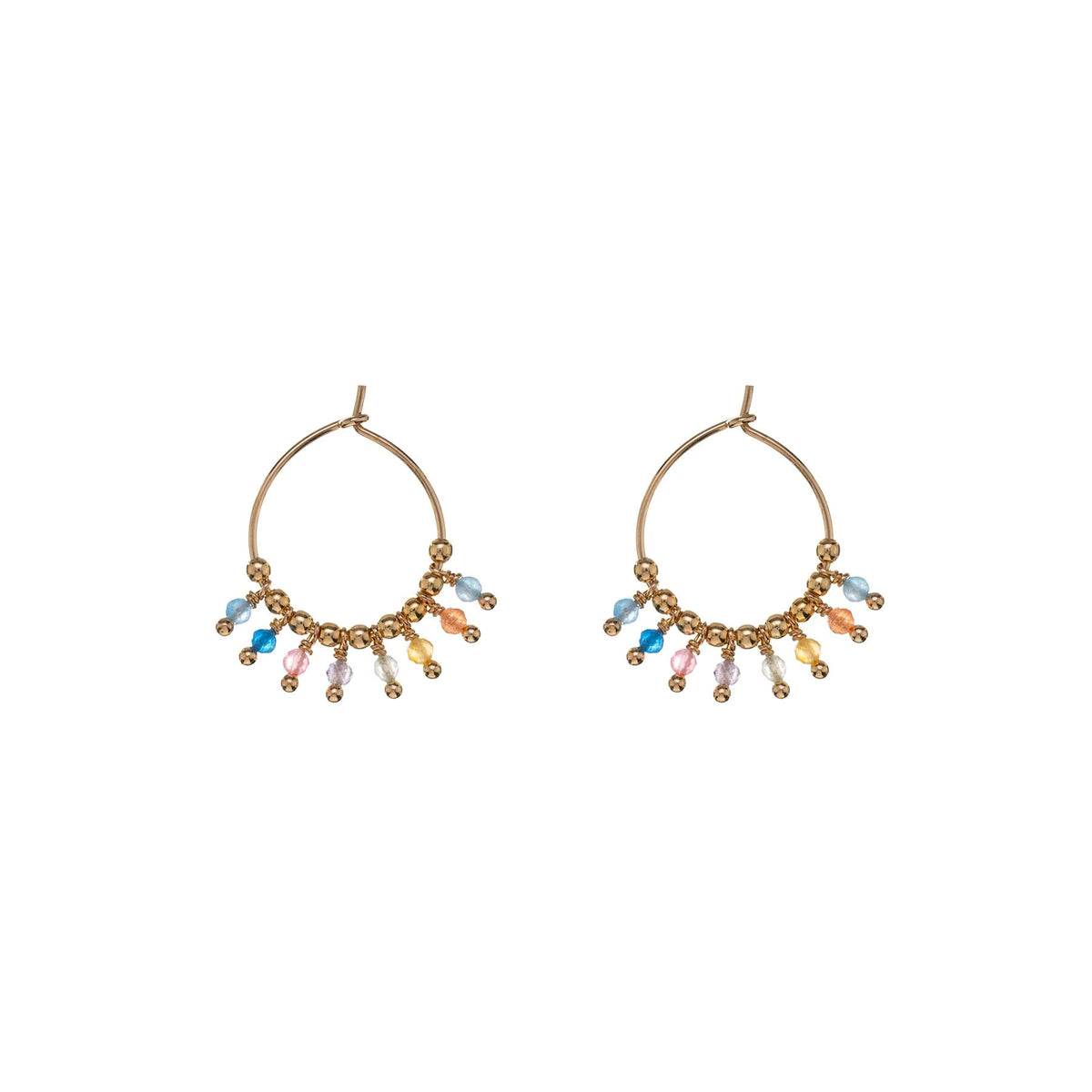 ALISIA Gold Hoop Earrings - Mirage Earrings - Zabecca Living