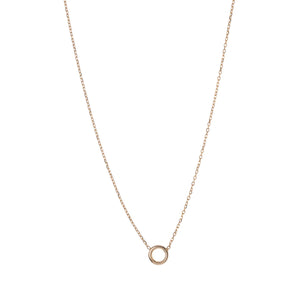 ALISIA Gold Necklace - Basic Circle Necklace - Zabecca Living