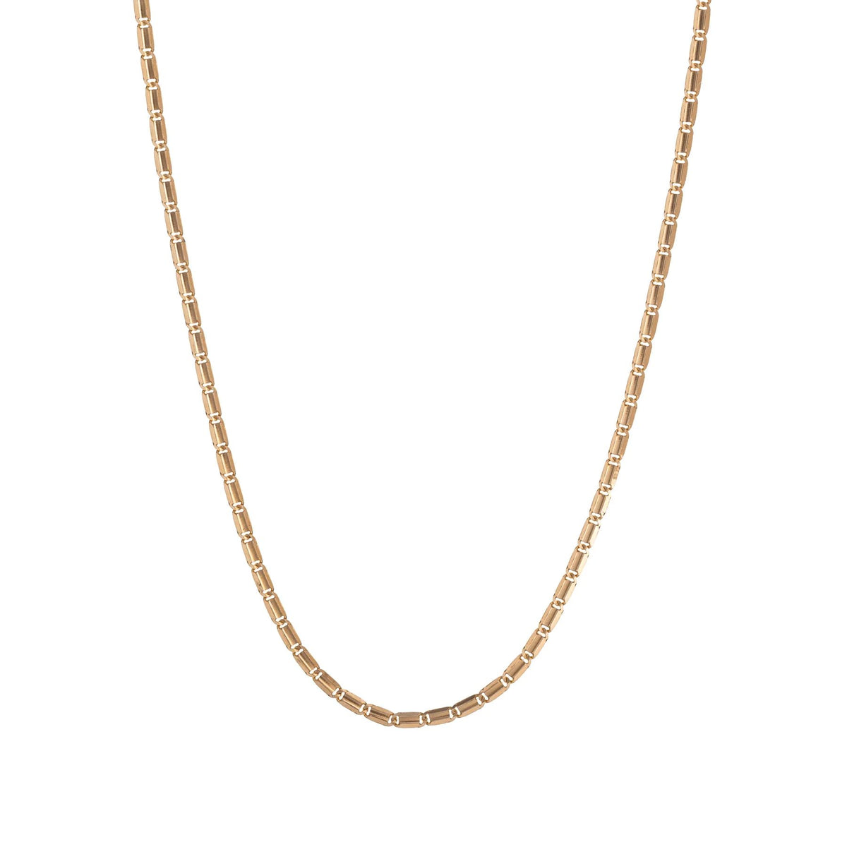 ALISIA Gold Necklace - Block Short Necklace - Zabecca Living