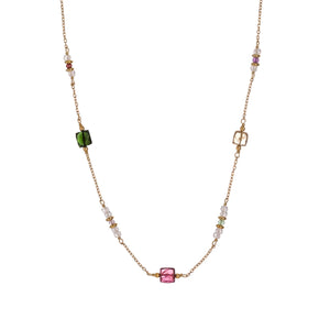 ALISIA Gold Necklace - Cardinal Simple Necklace - Zabecca Living