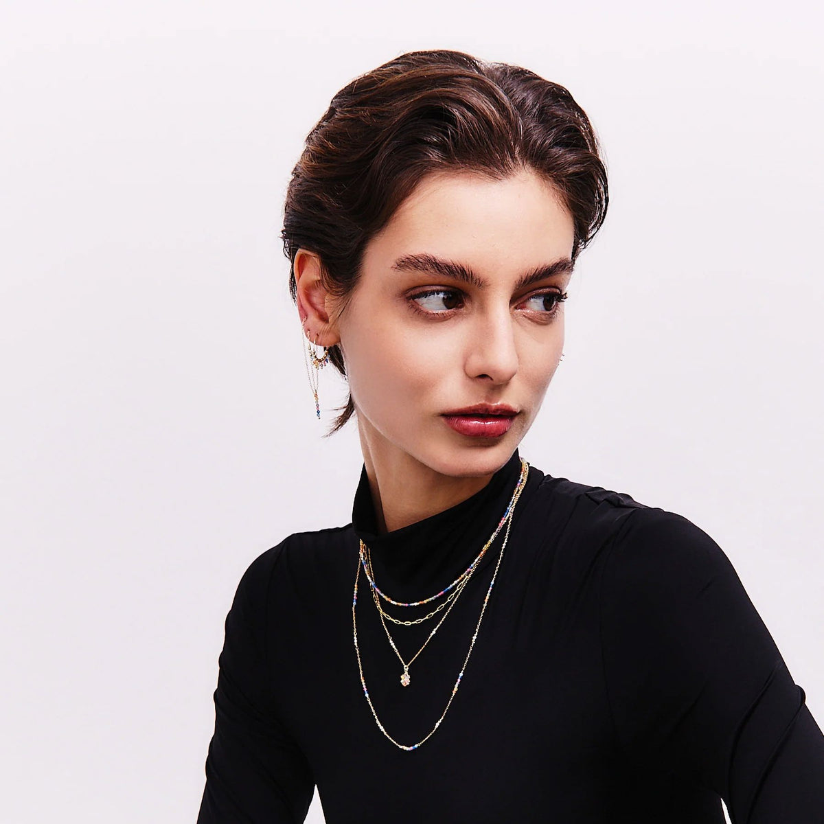 ALISIA Gold Necklace - Mirage Necklace - Zabecca Living