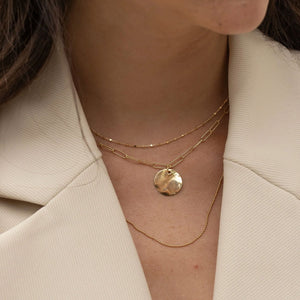 ALISIA Gold Necklace - Penelope Short Necklace - Zabecca Living