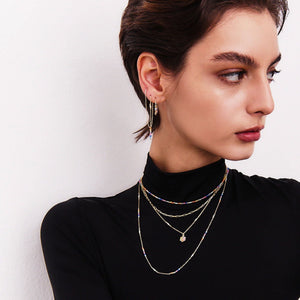 ALISIA Gold Necklace - Prim Rainbow Necklace - Zabecca Living