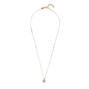 ALISIA Gold Necklace - Solitaire Necklace - Zabecca Living