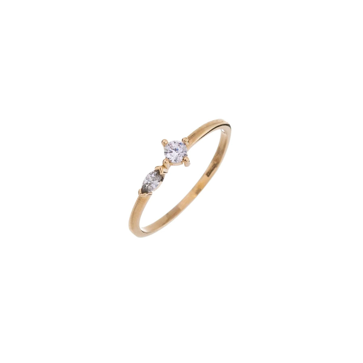 ALISIA Gold Ring - Polaris Ring - Zabecca Living