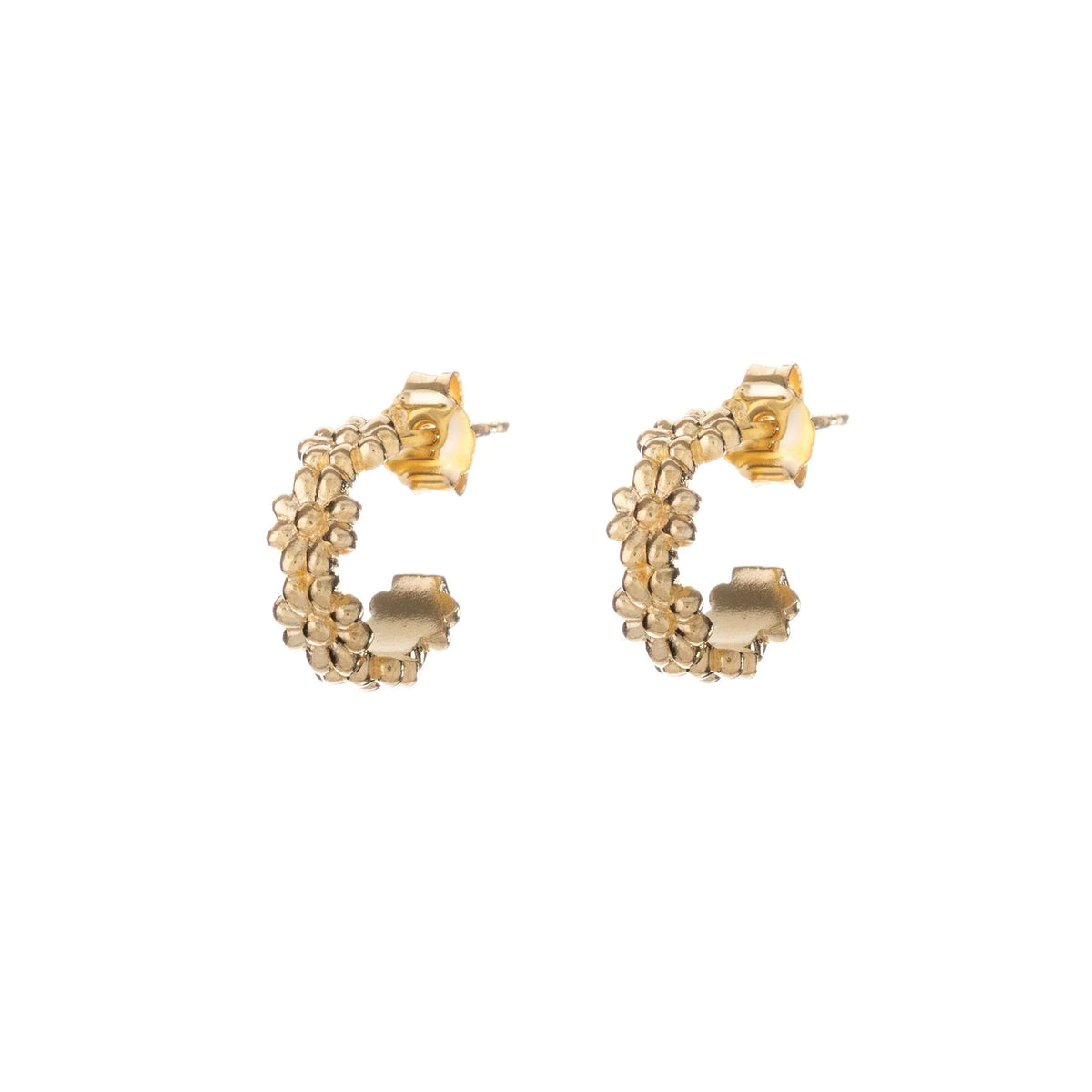 ALISIA Gold Stud Earrings - Lily Small Earrings - Zabecca Living