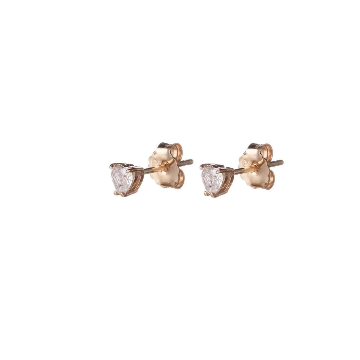 ALISIA Gold Stud Earrings - Luce Cuore Earrings - Zabecca Living