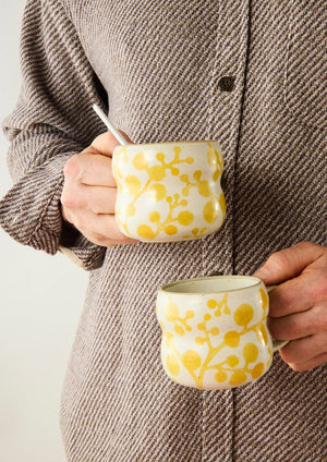 ANGUS & CELESTE Bushland Mug - Wattle COFFEE, TEA & DRINKS - Zabecca Living