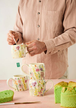 ANGUS & CELESTE Buttermilk Mug - Australian Bush Blooms COFFEE, TEA & DRINKS - Zabecca Living