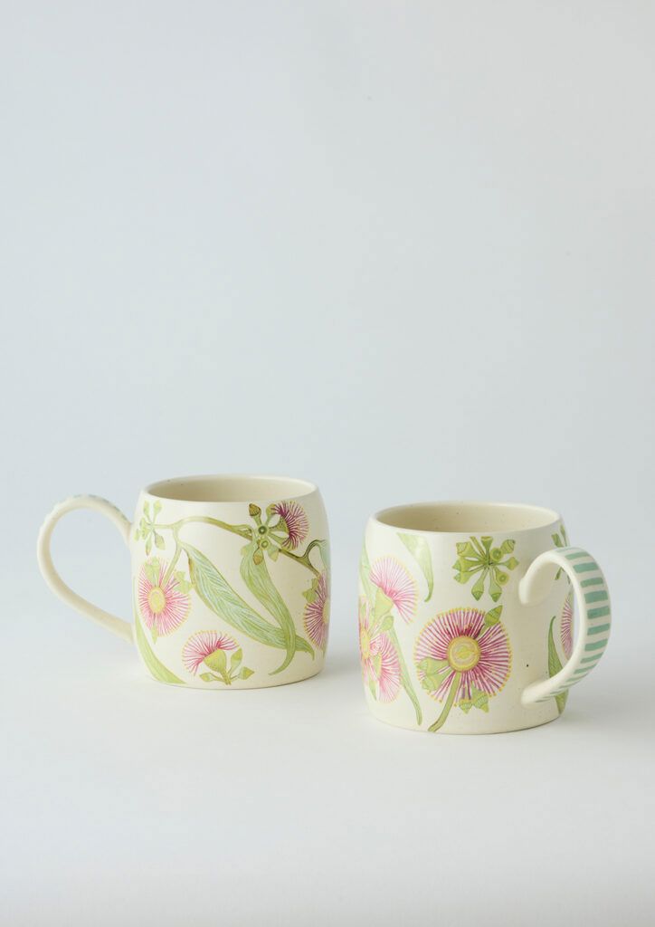 ANGUS &amp; CELESTE Buttermilk Mug - Pink Eucalyptus COFFEE, TEA &amp; DRINKS - Zabecca Living