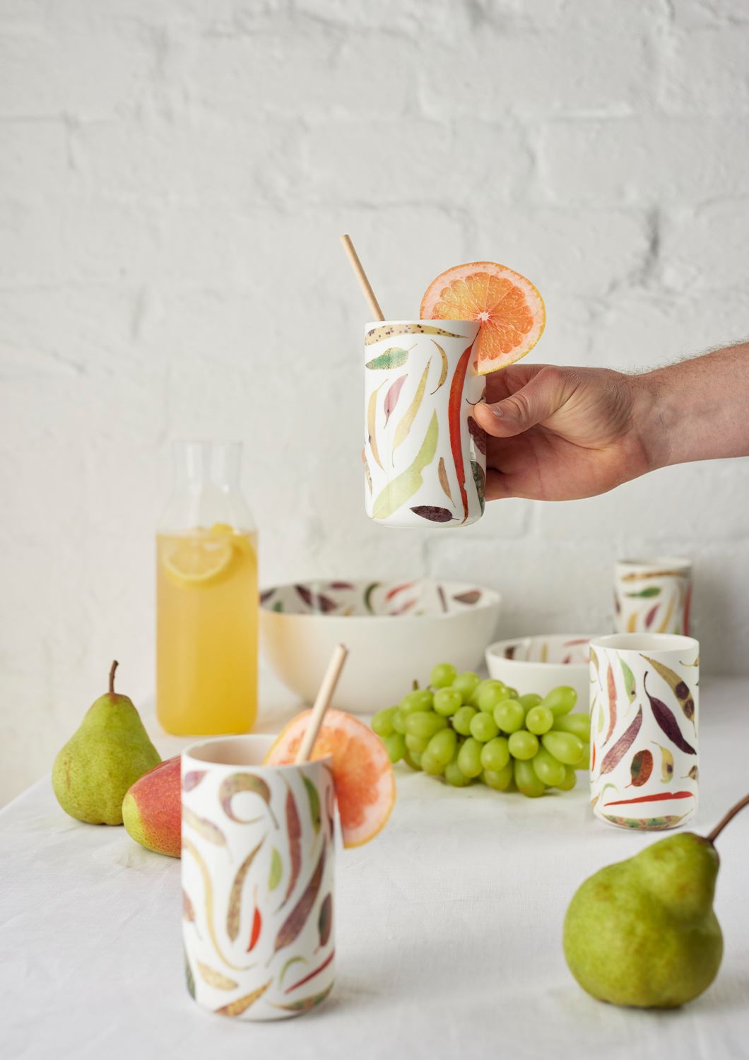 ANGUS & CELESTE Ceramic Tumblers Two Set - Australian Autumn COFFEE, TEA & DRINKS - Zabecca Living