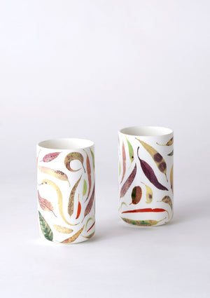 ANGUS & CELESTE Ceramic Tumblers Two Set - Wattle Blossom COFFEE, TEA & DRINKS - Zabecca Living