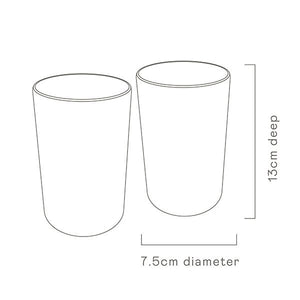 ANGUS & CELESTE Ceramic Tumblers - Wattle Blossom COFFEE, TEA & DRINKS - Zabecca Living