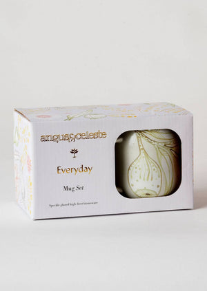 ANGUS & CELESTE Everyday Mugs Two Set - Eucalyptus COFFEE, TEA & DRINKS - Zabecca Living