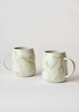 ANGUS & CELESTE Everyday Mugs Two Set - Eucalyptus COFFEE, TEA & DRINKS - Zabecca Living