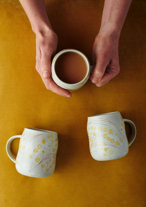 ANGUS & CELESTE Everyday Mugs Two Set - Wattle COFFEE, TEA & DRINKS - Zabecca Living