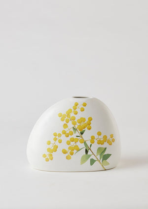 ANGUS & CELESTE Macro Botanics Vase - Golden Glow Wattle VASE - Zabecca Living