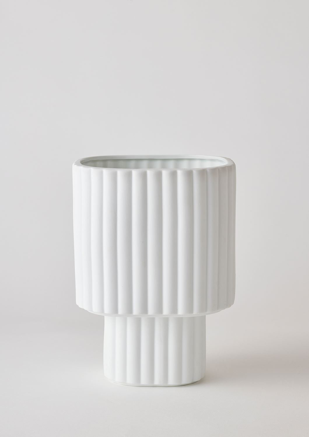 ANGUS & CELESTE Modular Stack Planter - White POT - Zabecca Living