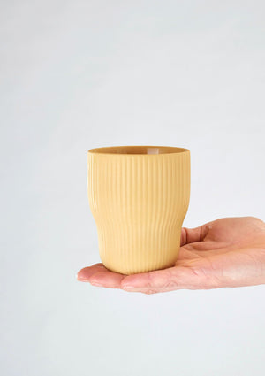 ANGUS & CELESTE Pigment Latte Cups Two Set - Tumeric COFFEE, TEA & DRINKS - Zabecca Living