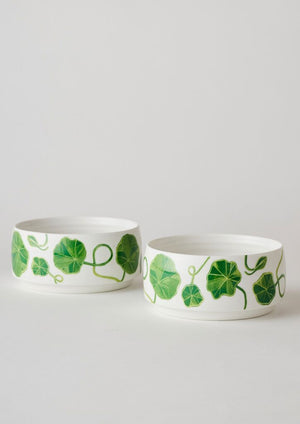 ANGUS & CELESTE Sunny Day Stackable Bowl - Green Nasturtium bowl - Zabecca Living