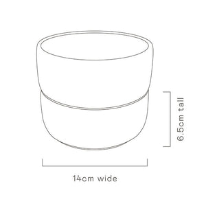 ANGUS & CELESTE Sunny Day Stackable Bowl - Green Nasturtium bowl - Zabecca Living