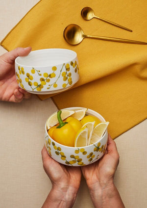 ANGUS & CELESTE Sunny Day Stackable Bowl - Wattle Blossom bowl - Zabecca Living