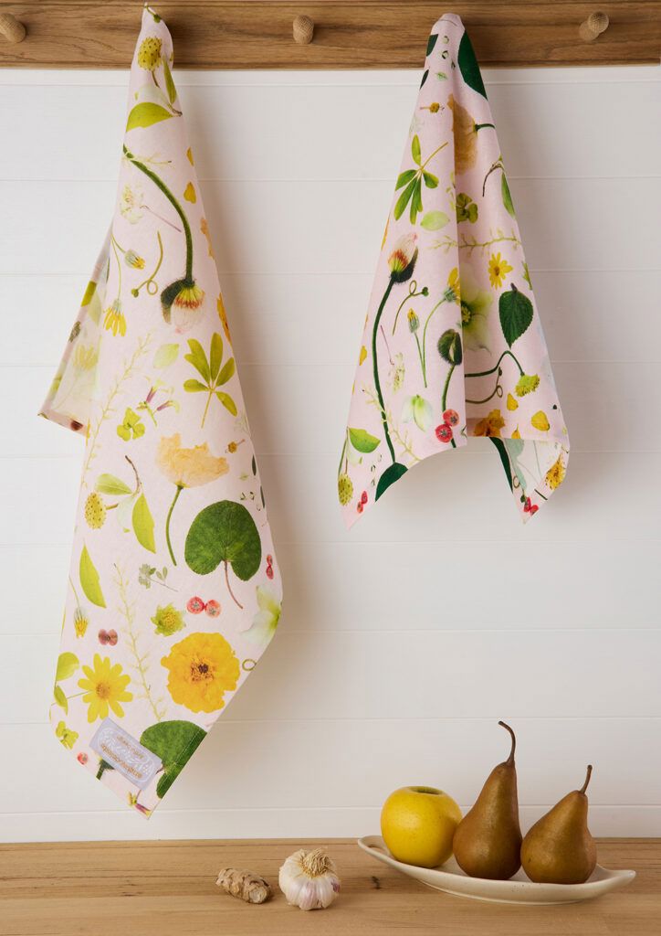 ANGUS & CELESTE Tea Towel - Rose Flower Riot TEA TOWEL - Zabecca Living